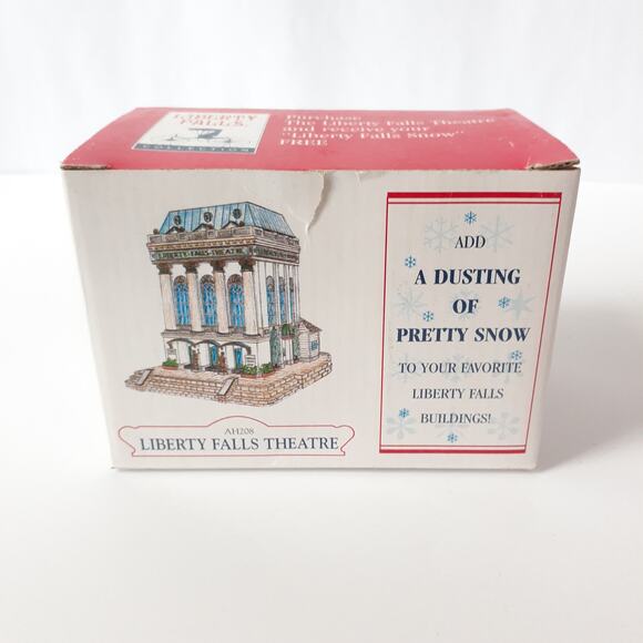 Liberty Falls Collection NEW Liberty Falls Theatre AH208 with Dusting Snow Mini - Picture 9 of 13